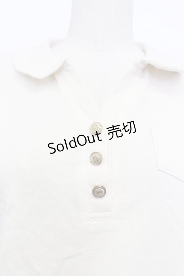 画像5: axes femme / 刺繍入りポロシャツ M ブラック T-26-03-23-004-AX-TO-SA-ZT (5)