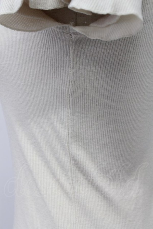 画像5: axes femme POETIQUE / 刺繍入りリブカットプルオーバー M キナリ T-26-03-23-001-AX-TO-SA-ZT (5)