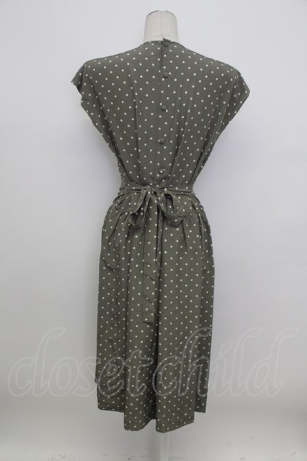 画像2: PINK HOUSE / 水玉柄ノースリーブワンピース  グレー T-26-03-23-017-LO-OP-SA-ZT (2)