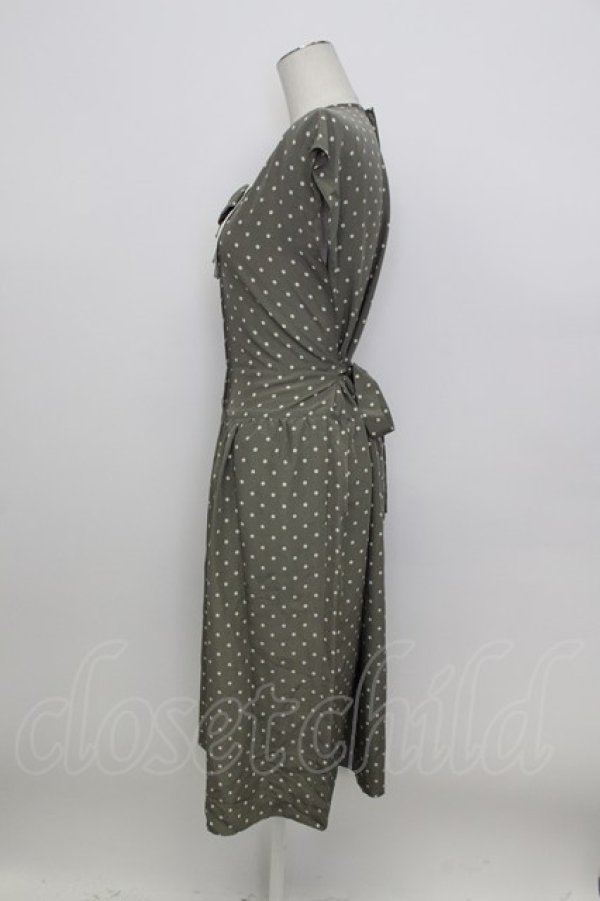 画像3: PINK HOUSE / 水玉柄ノースリーブワンピース  グレー T-26-03-23-017-LO-OP-SA-ZT (3)