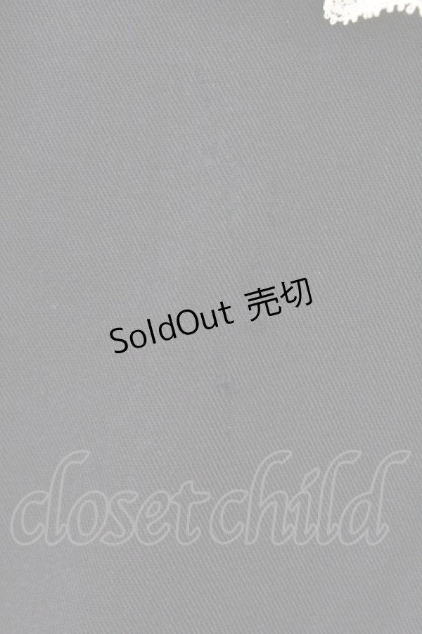 画像3: INGEBORG / レース襟&リボン半袖ブラウス&プリーツスカートセットアップ  ブラック T-26-03-24-026-LO-BL-SA-ZT (3)