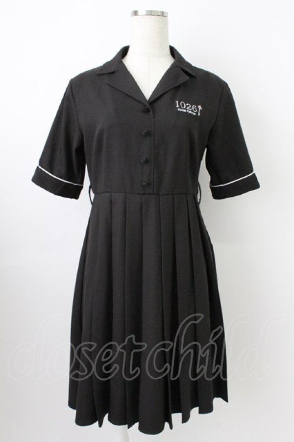 画像1: EATME / バイカラープリーツワンピース S 黒 T-26-03-24-034-LO-OP-SA-ZT (1)