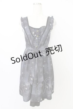 画像: axes femme / ロマンティック星空ワンピース M ネイビー T-26-03-24-035-AX-OP-SA-ZT