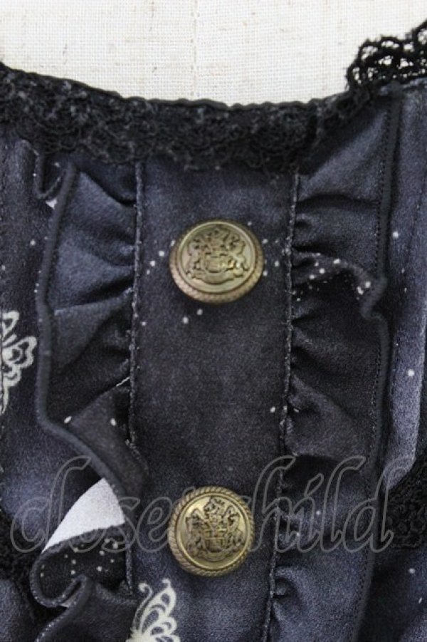 画像4: axes femme / ロマンティック星空ワンピース M ネイビー T-26-03-24-035-AX-OP-SA-ZT (4)