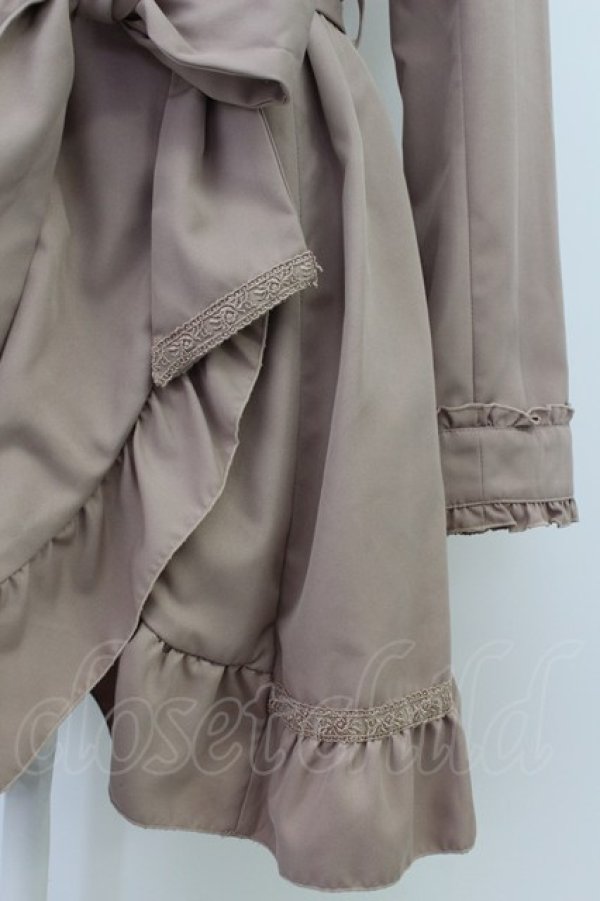 画像3: axes femme / ジレ付きトレンチコート M ピンク T-26-03-24-038-AX-CO-SA-ZT (3)