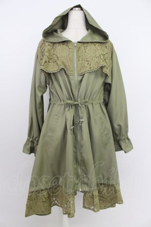 画像: axes femme / スプリングモッズコート  カーキ T-26-03-24-039-AX-CO-SA-ZT