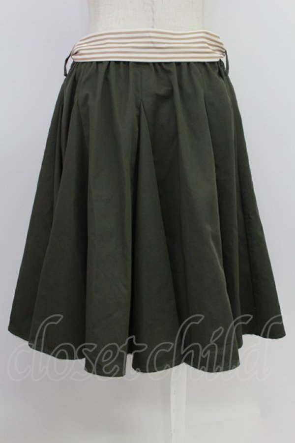 画像2: axes femme / 裾フリルスカート M グリーン T-26-03-24-043-AX-SK-SA-ZT (2)