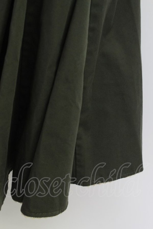 画像4: axes femme / 裾フリルスカート M グリーン T-26-03-24-043-AX-SK-SA-ZT (4)