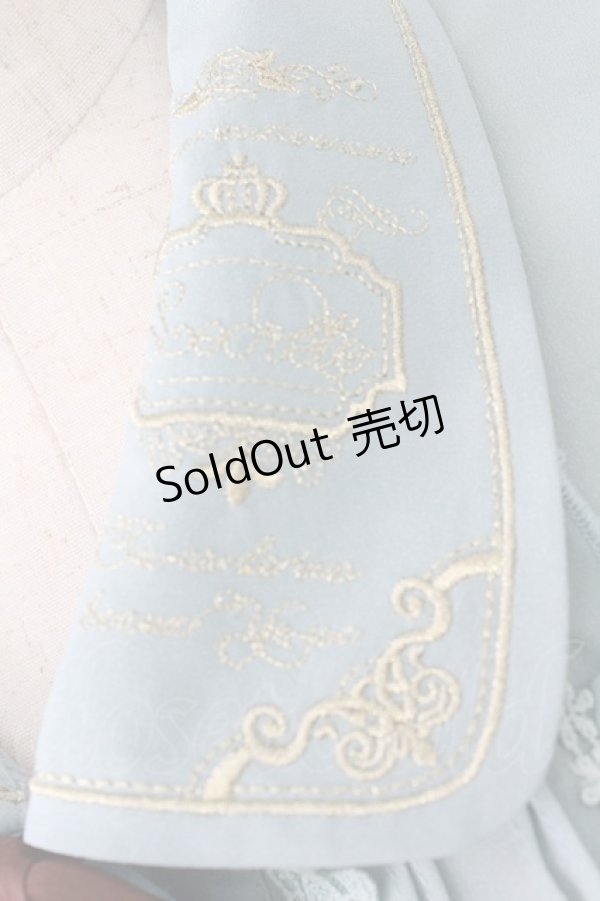 画像3: axes femme POETIQUE / ブック刺繍ブラウス  サックス T-26-03-24-020-AX-BL-SA-ZT (3)