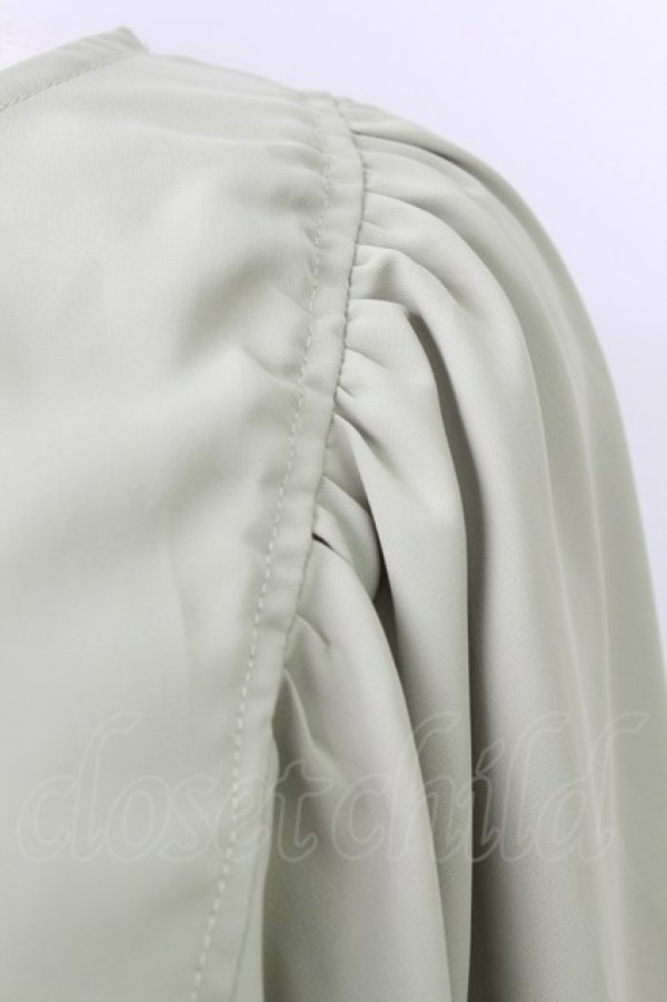 画像4: axes femme / ノーカラートップス  カーキ T-26-03-24-021-AX-TO-SA-ZT (4)