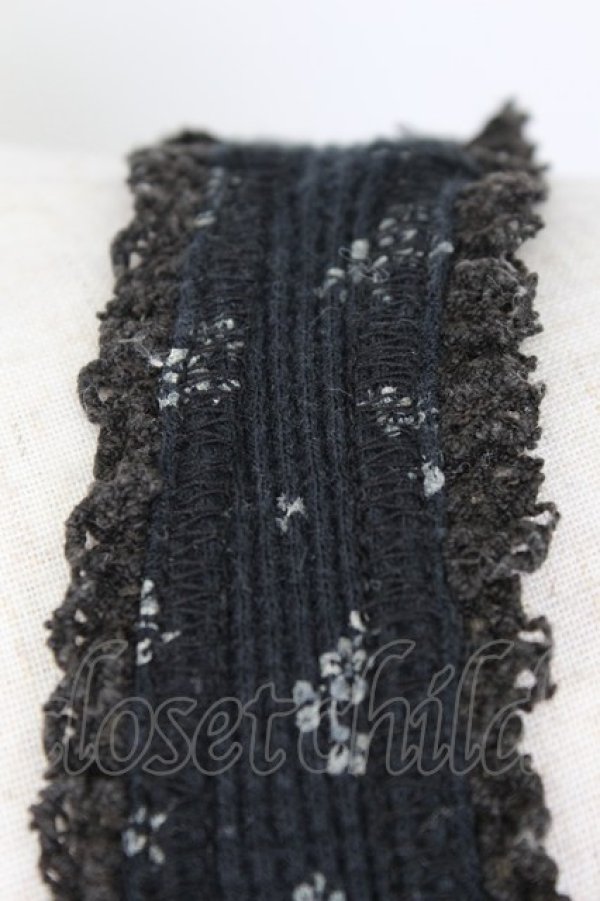 画像4: MILK / 花柄ワッフル地プリントノースリーブトップス  ブラック T-26-03-25-025-ML-TO-SA-ZT (4)