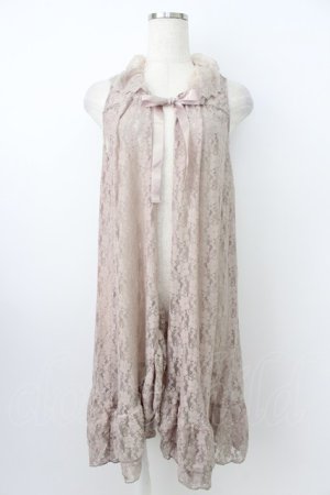 画像: axes femme / ジレ付きトレンチコート【ジレ単品】  ブラウン T-26-03-25-027-AX-CO-SA-ZT