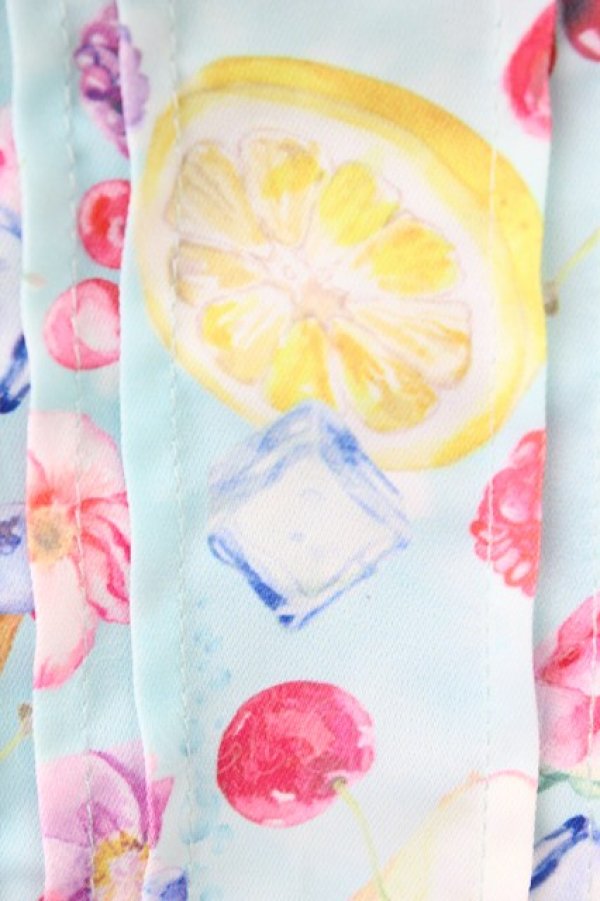 画像4: axes femme POETIQUE / フルーツパンチキャミワンピース  サックス T-26-03-25-037-AX-OP-SA-ZT (4)