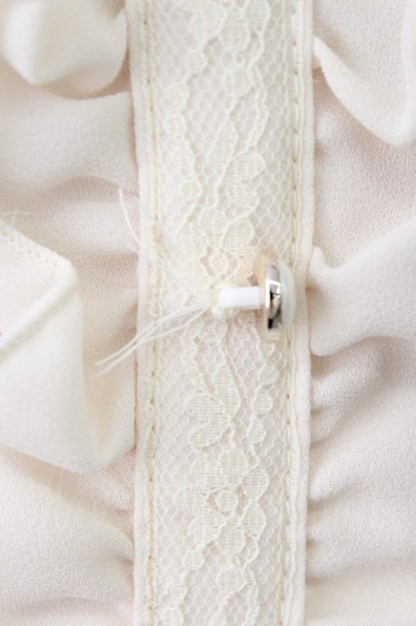 画像3: axes femme / タイ付きブラウス風プルオーバー M キナリ T-26-03-25-005-AX-TO-SA-ZT (3)