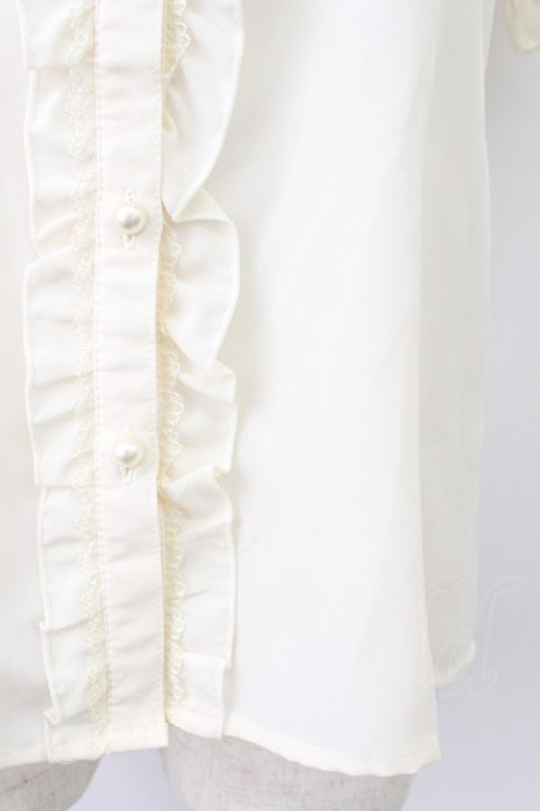 画像5: axes femme / トランプアイコン刺繍ブラウス  アイボリー T-26-03-25-006-AX-BL-SA-ZT (5)