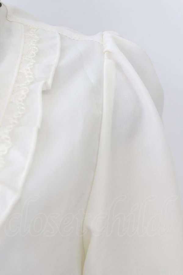 画像4: axes femme / トランプ刺繍ブラウス  アイボリーＸブラウン T-26-03-25-009-AX-BL-SA-ZT (4)