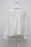 画像2: axes femme kawaii / ピンタック袖デザインブラウス  白 T-26-03-30-025-AX-BL-SA-ZT (2)