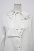 画像5: axes femme kawaii / ピンタック袖デザインブラウス  白 T-26-03-30-025-AX-BL-SA-ZT (5)