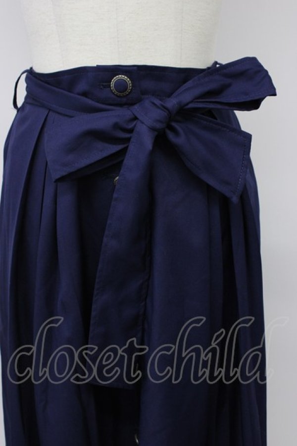 画像4: axes femme / フロントボタンスカート  ネイビー T-26-03-30-003-AX-SK-SA-ZT (4)