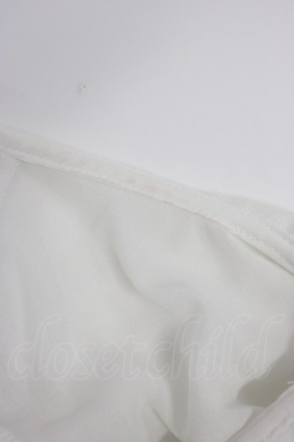 画像9: axes femme kawaii / ドットチュール半袖ブラウス  白 T-26-03-30-026-AX-BL-SA-ZT (9)