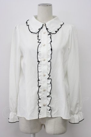 画像: majoretty / マルチWAYリボンブラウス M 黒 T-26-03-30-029-GO-BL-SA-ZT