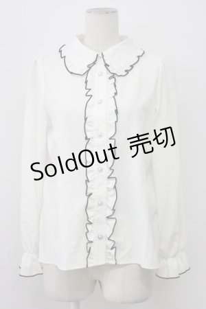 画像: majoretty / マルチWAYリボンブラウス M 黒 T-26-03-30-029-GO-BL-SA-ZT