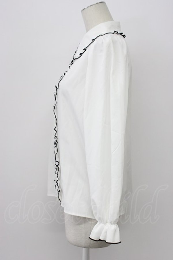 画像3: majoretty / マルチWAYリボンブラウス M 黒 T-26-03-30-029-GO-BL-SA-ZT (3)