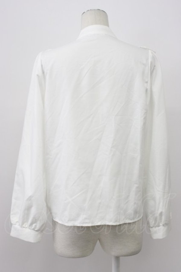 画像2: majoretty / MR*フリルボウタイブラウス M 白 T-26-03-30-030-GO-BL-SA-ZT (2)