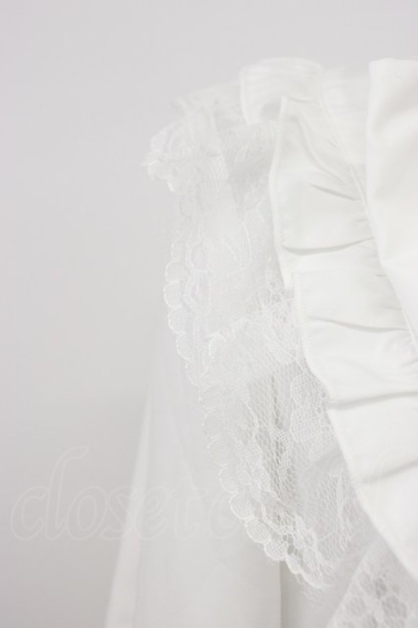 画像5: majoretty / MR*フリルボウタイブラウス M 白 T-26-03-30-030-GO-BL-SA-ZT (5)