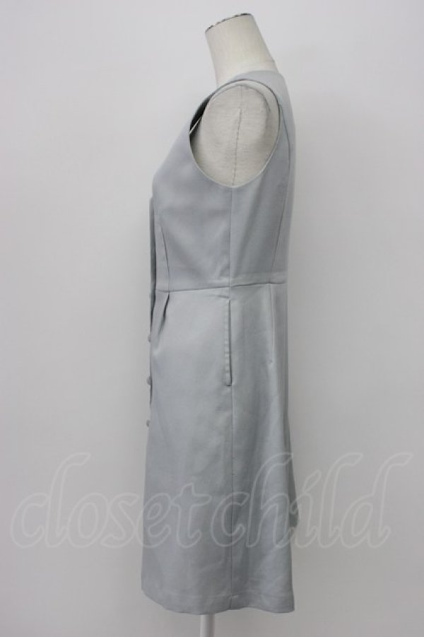 画像3: Fi.n.t / フロントボタンジャンパースカート  ホワイトグレー T-26-03-30-032-CA-OP-SA-ZT (3)