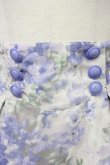 画像5: an another angelus / ダブル釦水彩フラワー柄タックスカート  light blue T-26-03-30-005-CA-SK-SA-ZT (5)