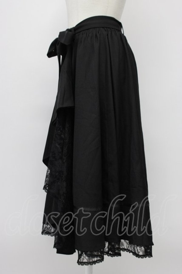 画像3: axes femme / マルチWAYフリルスカート  黒 T-26-03-30-001-AX-SK-SA-ZT (3)