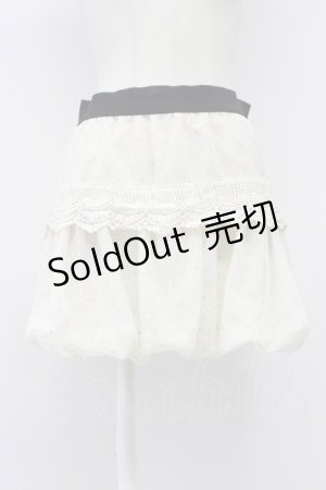 画像: axes femme / レーススカート M 白 T-26-03-30-011-AX-SK-SZ-ZT