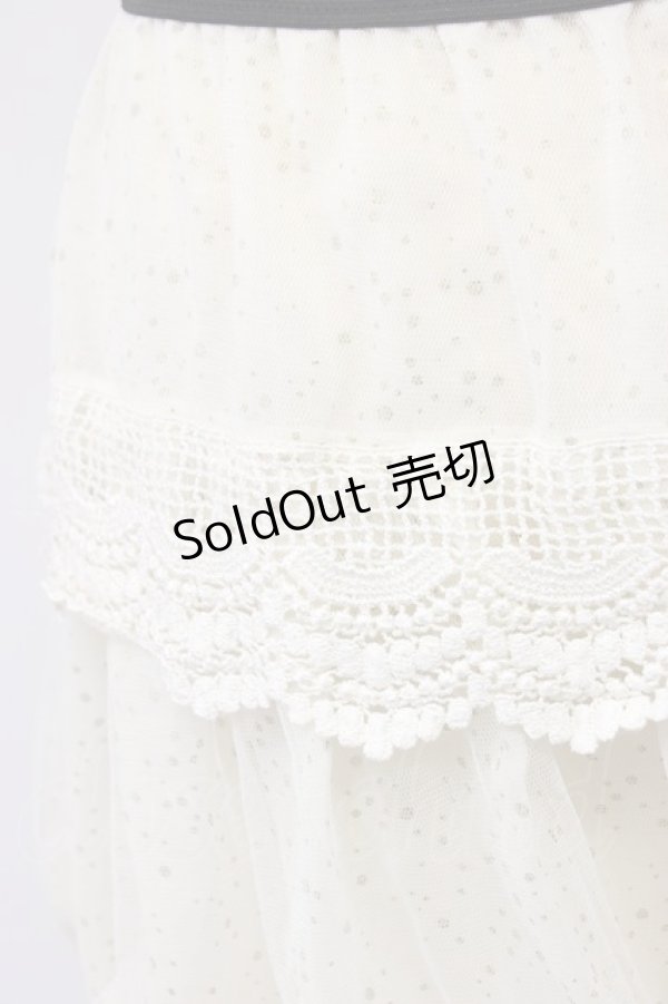 画像3: axes femme / レーススカート M 白 T-26-03-30-011-AX-SK-SZ-ZT (3)