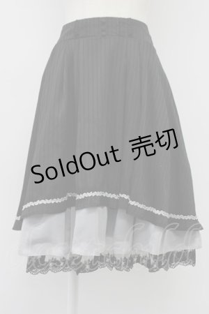 画像: axes femme / スカート  黒 T-26-03-30-002-0-SK-SZ-ZT