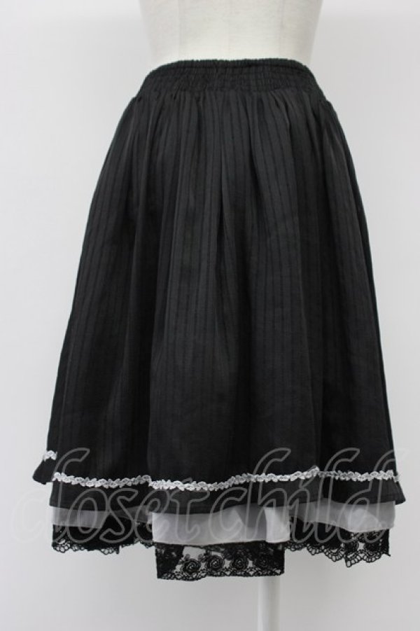 画像2: axes femme / スカート  黒 T-26-03-30-002-0-SK-SZ-ZT (2)