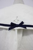 画像3: axes femme POETIQUE / 星座刺繍セーラー襟ブラウス M キナリ T-26-03-30-014-AX-BL-SA-ZH (3)