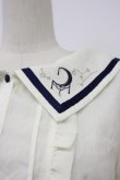 画像5: axes femme POETIQUE / 星座刺繍セーラー襟ブラウス M キナリ T-26-03-30-014-AX-BL-SA-ZH (5)