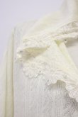 画像6: axes femme / フラワーレースフード半袖カーディガン  アイボリー T-26-03-30-016-AX-TO-SA-ZT (6)