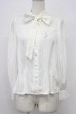 画像1: an another angelus / レースボウタイブラウス  白 T-26-03-30-019-CA-BL-SA-ZT (1)
