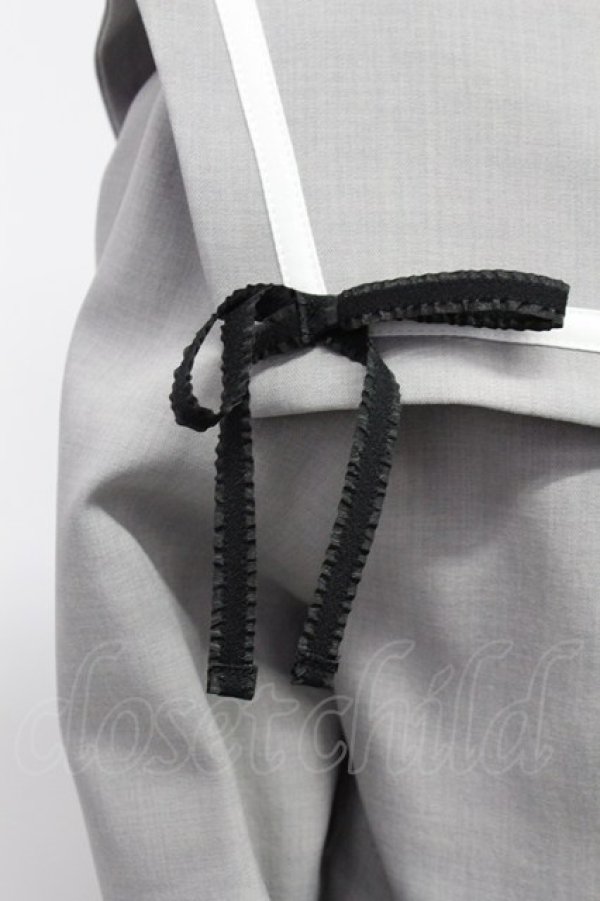 画像4: Me roir / セーラージャケット&イレギュラープリーツスカパンセットアップ  グレー T-26-03-31-018-GO-TO-SA-ZT (4)