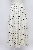 画像1: Snidel / ドットスカート  アイボリーＸ黒 T-26-03-31-022-LO-SK-SA-ZT (1)