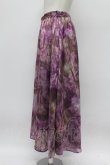 画像3: axes femme / マーブルプリントスカート  パープル T-26-03-31-023-AX-SK-SZ-ZT (3)