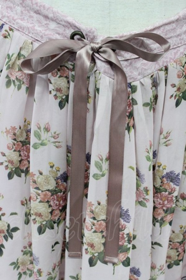 画像4: axes femme / 転写風ローズブーケスカート  ピンク T-26-03-31-024-AX-SK-SZ-ZT (4)