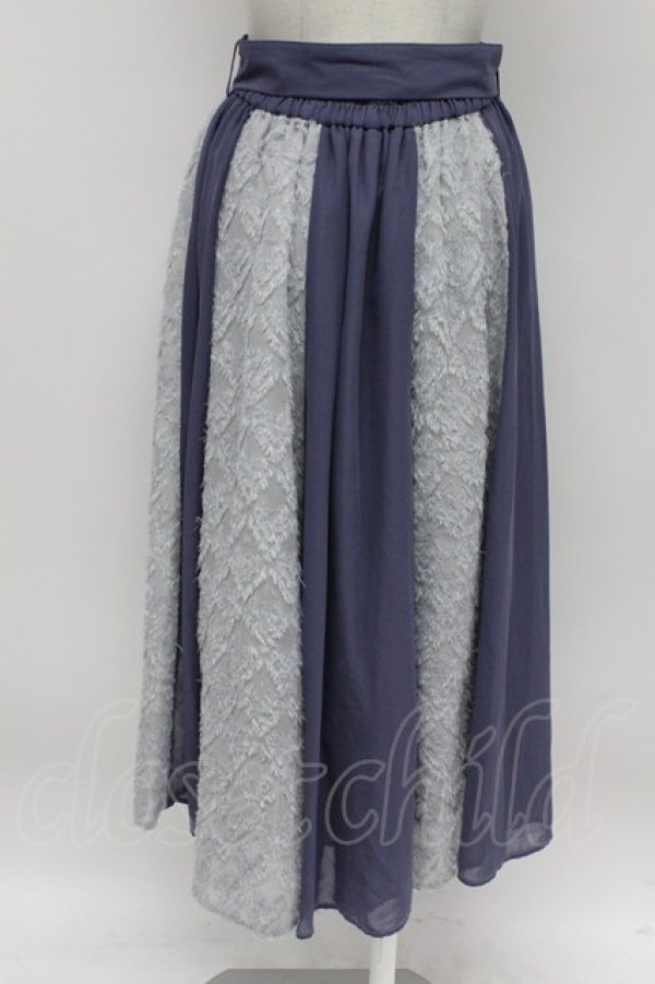 画像2: axes femme POETIQUE / 切換スカート  青 T-26-03-31-027-AX-SK-SZ-ZH (2)