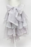 画像1: LA BELLE ETUDE / チュール段々スカート  グレー T-26-03-31-029-GO-SK-SA-ZT (1)