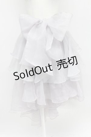 画像: LA BELLE ETUDE / チュール段々スカート  グレー T-26-03-31-029-GO-SK-SA-ZT