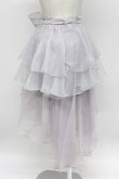 画像2: LA BELLE ETUDE / チュール段々スカート  グレー T-26-03-31-029-GO-SK-SA-ZT (2)