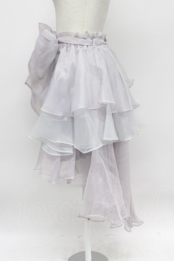 画像3: LA BELLE ETUDE / チュール段々スカート  グレー T-26-03-31-029-GO-SK-SA-ZT (3)