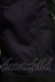画像4: NIBBLE POISON / 刺繍バイカラーショートパンツ  パープルＸ黒 T-26-03-31-038-0-PA-SA-ZT (4)